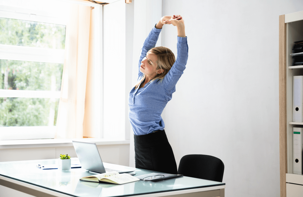 Add This Energizing Full-Body Stretch Routine to Your Workday