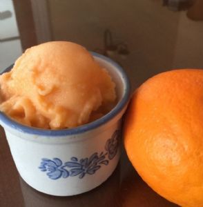 Orange Sorbet by Vicki