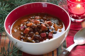 Black Bean and Sausage Soup
