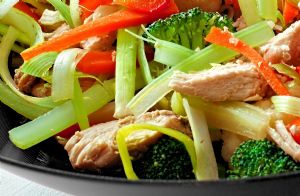 Chicken-Veggie Stir Fry 