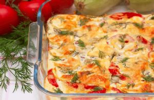 Chili Beef Polenta Bake