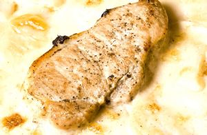 Creamy Ranch Pork Chops & Rice