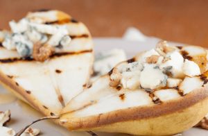 Grilled Blue Cheese Pears