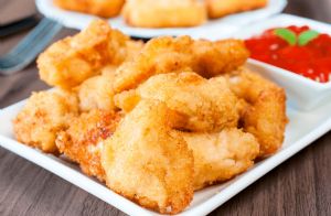 Homemade, Breaded Chicken Nuggets