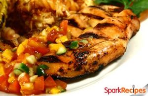 Lime-Grilled Chicken With Cuban Salsa 