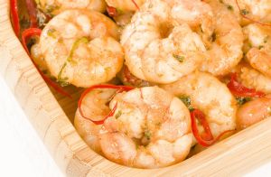 Simple Spicy Garlic Shrimp