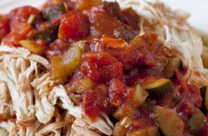 Slow Cooker Marinara Chicken and Vegetables