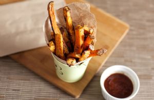 Spicy Baked Sweet Potato Fries