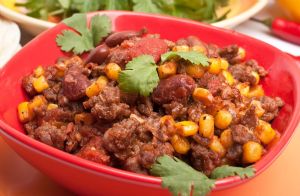 Turkey Chili with Corn and Black Beans