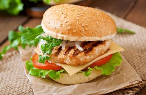 Feta Chicken Burgers