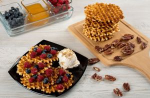 Whole-Wheat Pecan Waffles or Pancakes