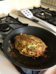 Zucchini grilled cheese