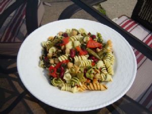 Three Bean Pasta Salad