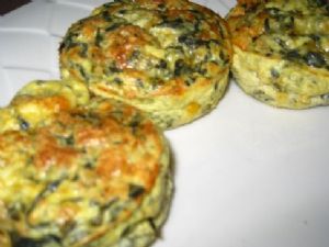 Crustless Spinach Mini-Quiche