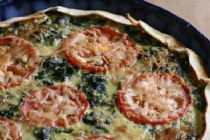 Easy Spinach Feta Quiche