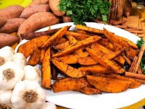 Roasted Sweet Potato Wedges
