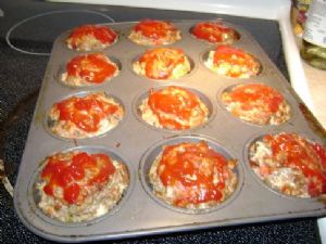 Meatloaf Vegetable Muffins