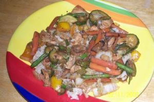chicken veggie stir fry