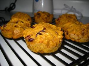 Cranberry-Pumpkin Muffins (or Bread)