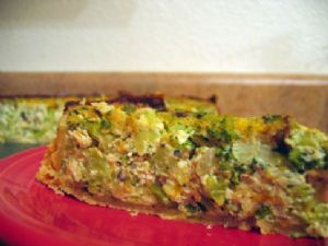 Tofu Broccoli Quiche
