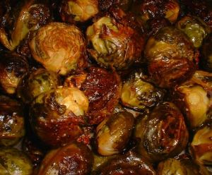 OVEN ROASTED BRUSSEL SPROUTS