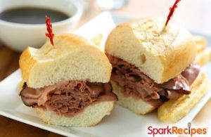 Slow Cooker French Dip Sandwiches