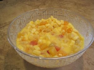 My Aunt's Pudding Fruit Salad