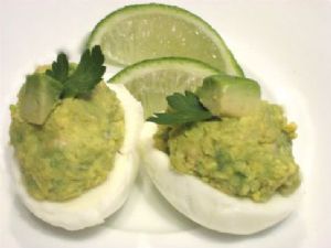 Guacamole Deviled Eggs