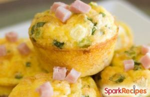 Asparagus & Ham Mini Quiches