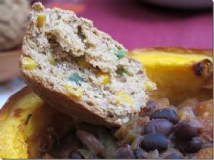 Jalapeno Cornbread Muffins (Vegan and Gluten-Free)
