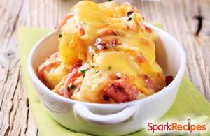 Slow Cooker Ham and Scalloped Potatoes