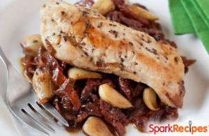 Baked Chicken with Garlic and Sun Dried Tomatoes