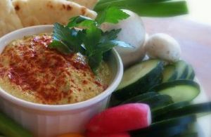 Bean-free, nut-free hummus (Raw and Gluten Free)