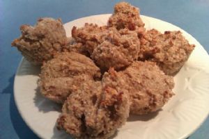 Pear and Ginger Oatbran low carb muffins
