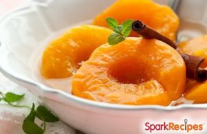 Broiled Cinnamon Peaches