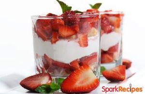 Balsamic Strawberries with Ricotta Cream