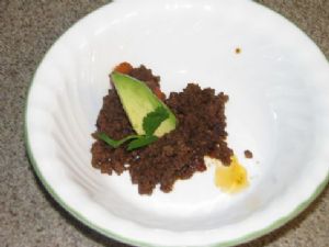 Bison Chili- no beans!