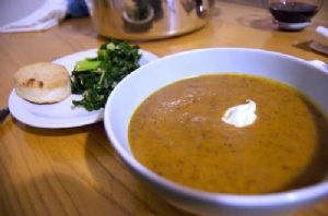 Pumpkin Black Bean Soup