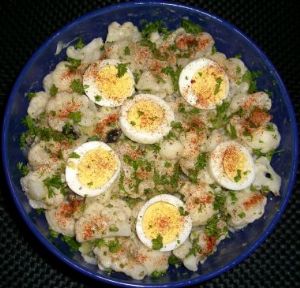 Cauliflower faux potato salad