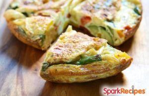 Crustless Bacon & Asparagus Quiche