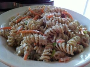 L.R. tuna pasta salad
