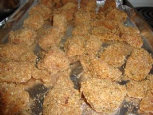 Pecan Crusted Chicken Nuggets