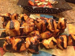 Honey Chicken Kabobs