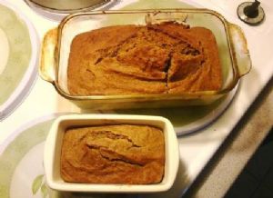 Lower Fat Pumpkin Bread