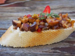 Mushroom And Balsamic Vinegar Bruschetta