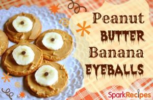 Peanut Butter Banana Eyeballs