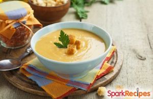 Slow Cooker White Bean & Pumpkin Soup