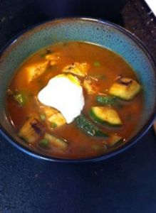 Spicy Pumpkin soup for two