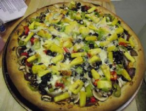 Chicago style deep dish pizza Dough-Geno style