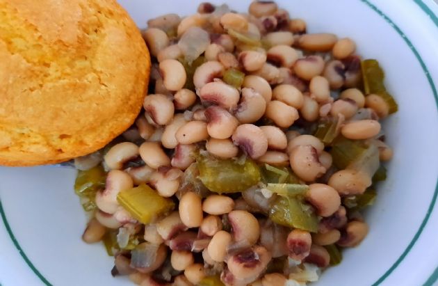 Vegan Hoppin John Black Eyed Peas